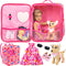ZITA ELEMENT 18 Inch Girl Doll Backpack Butterfly Design Carrier Bag with