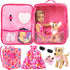 ZITA ELEMENT 18 Inch Girl Doll Backpack Butterfly Design Carrier Bag with