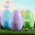 10" 6PCS JOYIN Jumbo Easter Eggs, Pastel Plastic Giant Eggs Empty Fillable for Easter Filling Treats Party Favor Hunt