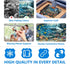'-17.3 17in -460 Wooden Puzzles for Adults, Treasure Chest Ocean Jigsaw Puzzle, Unique Shape Wood Puzzles Adult, Wall