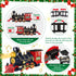 Sets 3 4 5 6 7 8+ Gloween Christmas Train for Under The Tree, Electric Train Toy with Steam, Light & Sound, Great