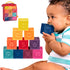 B. toys Baby Blocks, Stacking & Building Toys for Babies, 10 Soft Educational Blocks for Ages 6+