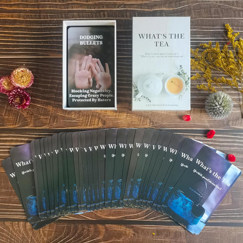 What's The Tea? Relationships Oracle Cards - Life Deck for Beginners, Interpreting Career and Life Relationships