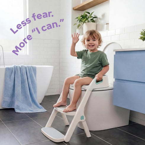 lalalark 2-in-1 Potty Training Seat, Toddler Toilet Seat with Steps, Upgrade Potty Step Stool for Toddler