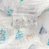 SwaddleDesigns Cotton Muslin Swaddle Blanket, Receiving Blanket for Baby Boys & Girls, Best Registry Gift, 46x46 inches, Watercolor Denim Mountains & Trees by SwaddleDesigns