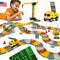 JITTERYGIT Construction Race Track Site Toy - Including Sandbox Vehicles, Trucks, Excavator,