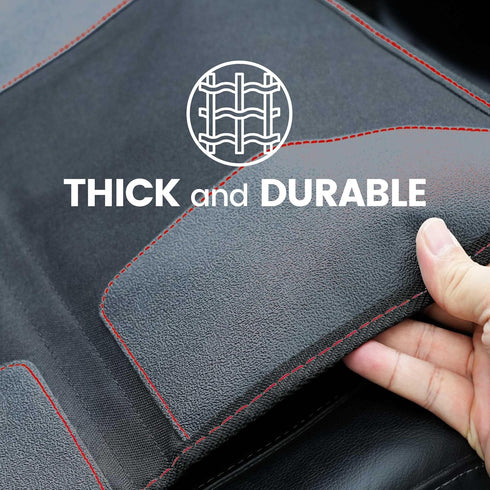 2 Pack PIDO Car Seat Protector for Child Car Seat, Carseat Protectors with Thick Padding and Non-Slip Backing