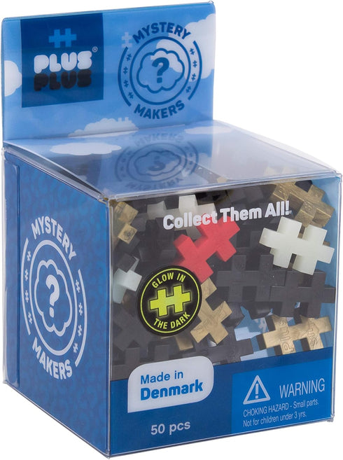 PLUS PLUS Set of 3 Mystery Makers, Robots, Bundle 1, Construction Building STEM Toy, Interlocking Mini Puzzle Blocks