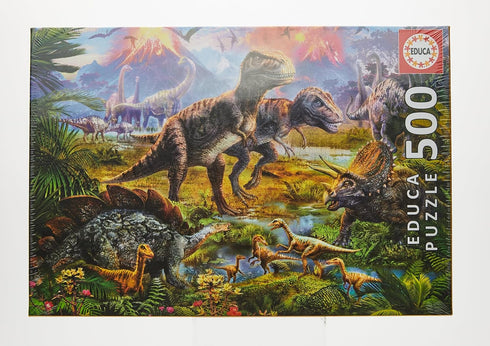 Educa Dinosaur Gathering Puzzle (500 Piece)