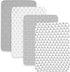 BaeBae Goods Pack 100% (24 38 5) Pack N Play Sheets - Super Soft Jersey Knit Cotton Mattress Sheets - Portable Mini