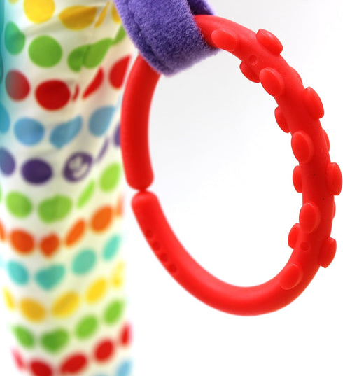 24 Pack Colorful Baby Teether Rings Links Toys for Rattle Strollers Car Seat Travel - Suitable for Baby, Infant,