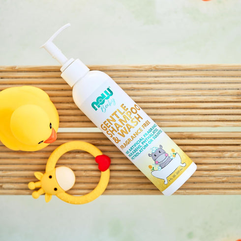 8-Ounce NOW Baby, Gentle Shampoo & Wash, Fragrance Free with No Artificial Fragrance, Parabens, Phthalates, Petrolatum
