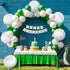 Katchon White Foil Golf Balloons, 18 Inch for Hole In One Birthday Decorations and Golf Party Supplies