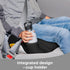 Diono Solana Lightweight Backless Booster Seat - Black, No Latch, Machine Washable