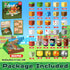 200PCS 3-10 Annexfun Magnetic Blocks with Light Up Blocks,Magnetic Building Blocks,Magnetic Cubes for Ages STEM Sensory