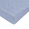 Babyletto 100% Organic Cotton Quilted Changing Pad Cover, GOTS-Certified, Fitted 360°, Ultra-Soft Muslin - Dewdrop Blue
