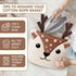 100% Cute Deer Cotton Rope Baby Laundry Basket for Boys & Girls, Woodland Nursery Decor, Nursery Storage Basket