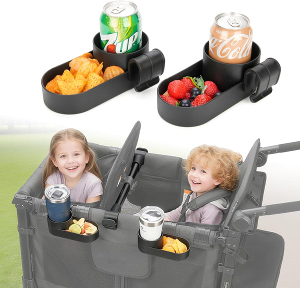 Wonderfold Wagon Snack Tray with Spill-Proof Cup Holders - Compatible with WONDERFOLD
