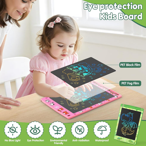 MOOWALIS 4 Pack 8.5 Inch 3 4 5 6 7 8 LCD Writing Tablet for Kids, Colorful Doodle Board Drawing Pad, Party Favor