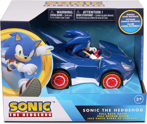 NKOK Sonic The Hedgehog All Stars Racing Pull Back Action, Speed Star by Tails, No Batteries Required