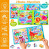Magnetic Puzzles for Kids Ages 3-5 - Two-Book Set - Dinosaur Animal Jigsaw Puzzle Magnet Books for Learning Activities