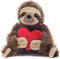 Bearington Lil Simon Love 6.5 Inch Sloth Stuffed Animal - Cute Plush