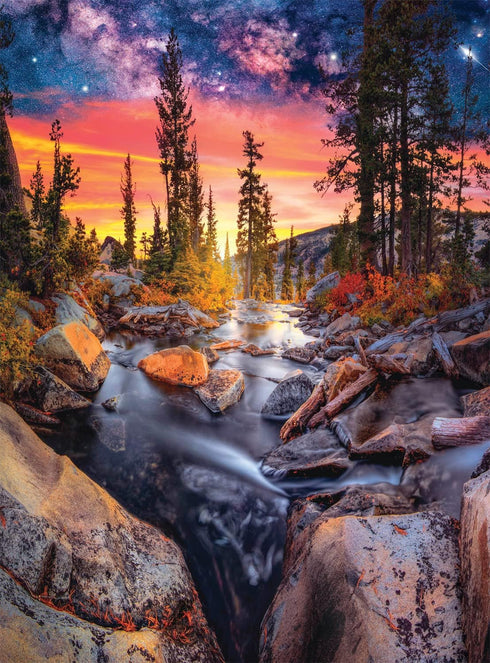 Buffalo Games 1000 Piece Jigsaw Puzzle - Earthpix - Forest Magic Hour - Perfect for Game Nights