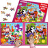 QUOKKA Magnetic Puzzles for Toddlers 2-4, 2x48 Travel Puzzle Games for Kids Ages 3-5, Learning Magnet Toy