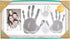Kate & Milo DIY Family Photo Frame and Paint Kit – Rustic Farmhouse Craft Keepsake for Parents, Gray