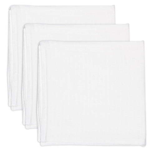 HonestBaby 3-Pack Swaddle Blankets