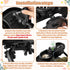 GQIRIL 4-in-1 Universal Stroller Snack Tray - Clip on Strollers Cup and Phone Holder Attachment Accessories, Double