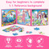 VIJYYZT 3-5 20 4-6, 3 4 5 Unicorn Mermaid Princess Magnetic Puzzles for Toddlers Girls, Pieces Travel Puzzles for Kids