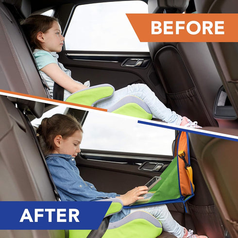 My Specialty Kids Shop 3+) Car Organizer Back Seat for Kids & Tablet Holder for Car with Kick Mats & Lap Tray Car