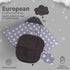 5 Car Seat Blankets for Babies Winter - Stroller Footmuff Carseat Cover Baby Point Harness - Swaddle Bunting Bag (Grey)