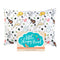 Little Sleepy Head Youth Pillow Case, 100% Cotton & Hypoallergenic, Snug Fit Envelope Pillowcase, Safari Design