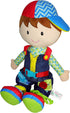 June Garden 15.5" Dressy Friends Lucas, Educational Stuffed Plush Doll for Kids and Toddlers 2 Years and Up