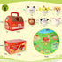 1 2 3 4 5 Playset 6 13 Farm Animal Toys for Year Old Toddlers Plush Farm House with Barn, Soft Farm Animals & Large