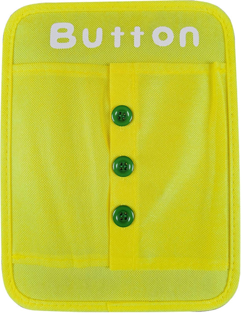 Dress Learning Boards for Preschool, Early Educational Life Skills Learning to Button, Buckle, Zip, Snap, Lace & Tie