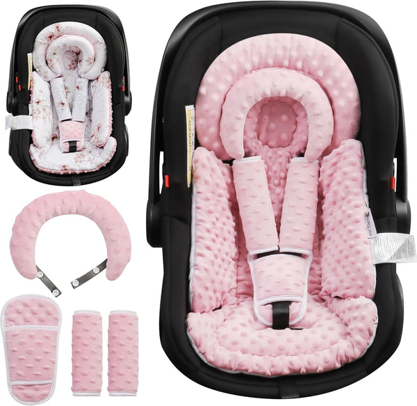 BOMOLOUR Infant Car Seat Insert with Removable Cushion for Baby Preemie Newborn