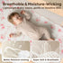 Pack Pack 38"x26" Yoofoss Muslin and Play Sheets Fitted, Organic Mini Crib Sheets for Boys Girls, Playard Sheet