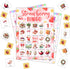 FTRZX Strawberry Bingo Cards, Food Daisy Party Bingo Cards for Adults, Bingo Games