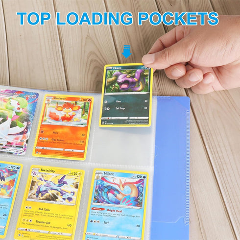 120 9-Pocket 3 ABLY Pages Double-Sided Trading Card Pages Sleeves Clear Plastic Game Card Protectors for Skylanders