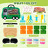Set 26 Playsets Crelloci Dinosaur Color Dough Tools Dino World PCS Toy Clay Accessaries Dough and Moulds in a Portable