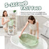 (12M-5Y) Toddler Bathtub for Shower Large Collapsible Portable Tub Converts Shower Stall to Bath Sturdy, Non-Slip