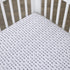 Ivory and Black Arrows Crib Sheet for Nursery - Little Love by NoJo