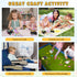 VKPI 4 Pieces Cats Foam Art Crafts Gift Kit - Creative Make Your Own Kittens, Cartoon Foam Projects for Kids Ages 4+
