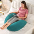 BATTOP Pregnancy Pillow for Sleeping,Body Maternity Pillow with Removable Cover,Support for Back,Hips,Legs,Belly