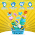 utoyz Set 18 Summer 1+ Splash & Sand Adventure Beach Toys for Toddlers with Pcs Stacking Cups, Watering Can, Bucket