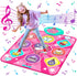 Kusntin Dance Mat, Dance Mixer Rhythm Step Play Mat, Pink Dance Pad