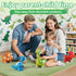 Set 3-5, Set, Assembly Dinosaur Toy for Kids Ages Magnetic Dino Toys with Lights & Sounds, Take Apart Dinosaur Building
